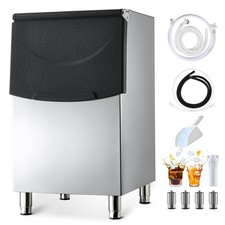 VEVOR Commercial Ice Storage Bin 250lbs Capacity Stainless Steel Ice Bin picture