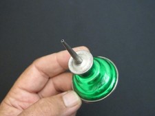 Unusual Small Vtg “EAGLE” Transparent Thump Pump Oil Can/Oiler Antique/Rare Tool picture
