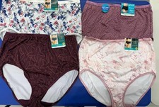 4 PACK Vanity Fair Illumination BRIEF 13109 Assorted MIX PRINTS Size~ 6 7 8 9 10 picture