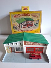 matchbox lesney MF-1 fire station  , green roof & box   picture