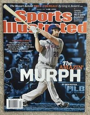 SPORTS ILLUSTRATED 2015 DANIEL MURPHY NEW YORK METS “THE AMAZIN’ MURPH-NO LABEL picture