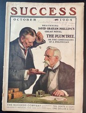 1904 Success Magazine Oct Eugene Debs Minor Parties David Graham Phillips Novel picture