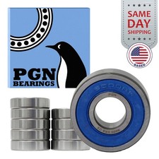 (10) 6000-2RS Premium Rubber Seal Ball Bearing C3 EMQ, 10x26x8, 6000 2RS 6000rs picture