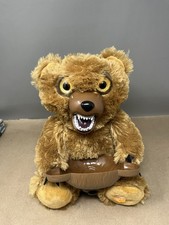 Halloween Spooky Bear Animated LED Peekaboo Mask Haunted Teddy Animatronic picture