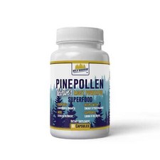 Pine Pollen Capsules - Wild Harvested - Cracked Cell Wall picture