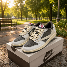 Men's Travis Sc0tt x Jordan 1 Low OG 