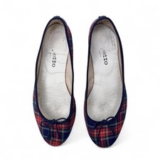 Repetto Cendrillon Cotton Ballet Flats in Plaid - Size 40 EU/9 US picture