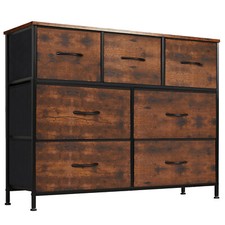 Fabric Drawer Cabinet Large capacity, Easy to clean,  Assemble for Home Storage picture
