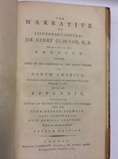 1783 Narrative of Sir Henry Clinton 4th Ed Revolutionary War Yorktown Debrett picture