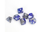CHX26423 Chessex Manufacturing Gemini: Poly Blue Steel/White (7) picture