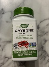 Nature's Way Cayenne 450 mg - 100 Vegan Capsules  Exp /10/2028 picture
