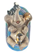 Hamilton Collection Feline Frolic Peanut Pals Tom Newsom Elephant Cats 1997 picture