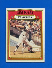 1972 Topps #710 SP High# Jim Kaat In Action HOF Minnesota Twins well Centered picture
