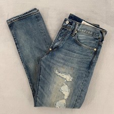 Evisu Custom Made Heritage Distressed Repaired Japanese Jeans Mens Size 32 x 33 picture