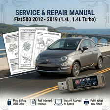 FIAT 500 2012 2013 2014 2015 2016 2017 SERVICE REPAIR WORKSHOP MANUAL ON USB picture