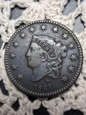 1831 Large Cent Large Letters Lot#0093 picture