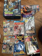McFarlane Toys/Marvel Mixed Lot Figures Spawn Alien Fantastic Four - 8 Unopened picture