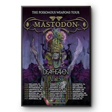 Mastodon Poisonous Weapons Tour 2026 Poster North America Schedule picture