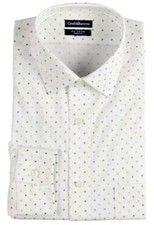New $45.00 CROFT & BARROW Mens Long Sleeve Stretch No Iron Shirt Size: 17 34/35 picture