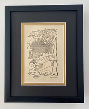 Diego Rivera 1938 Vintage Gravure Print Matted Framed Mexican Art picture
