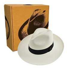 Original Panama Hat | Wide Brim Fedora | Made in Ecuador | EA + HatBox picture