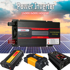 16000W/6000W Car Power Inverter DC 12V AC 110V Converter Sine Wave Solar System picture