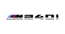 Gloss Black Trunk Emblem For BMW F22 F23 G42 M240i Rear Decal Badge picture