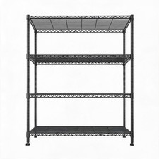 4-Tier Metal Storage Rack 800Lb Heavy Duty Garage Kitchen Warehouse 120x45x160cm picture