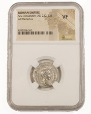 NGC VF Denarius Severus Alexander AD222-235 NGC Ancients Certified Roman T11 picture