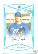 Tyler Sample Kansas City 2008 Bowman Draft Prospects picture