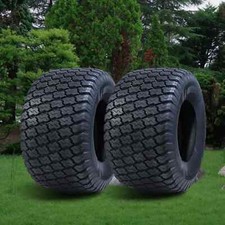 Set Of 2 20x10.00-8 Lawn Mower Tires 20x10-8 Turf Tire 20x10x8nhs Tubeless 4PR picture