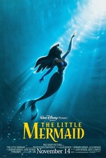 1989 Walt Disneys The Little Mermaid Movie Poster 11X17 Ariel Ursula Sebastian🍿 picture