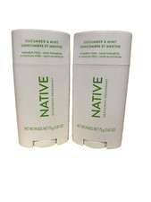 Native Cucumber and Mint Scent Deodorant  2.65 oz QTY 2 picture