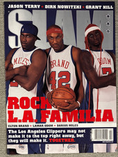 February 2002 issue (#57) of SLAM Magazine featuring Los Angeles Clippers player picture