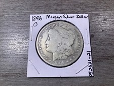 1896 O Morgan 90% Silver Dollar from New Orleans Mint 052321 21dk picture