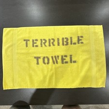 1975 Original Terrible Towel Pittsburgh Steelers  Hand Made Towel  Rare Vintage  picture