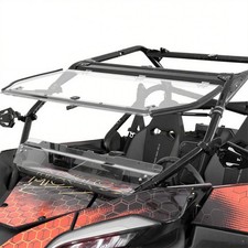 Upgraded 2-IN-1 Front Filp Windshield Hard Coated for CFMOTO ZForce 950 2020-24 picture