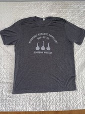 Woodford Reserve Distillery PROMO T-Shirt Mens XXL Gray Malt Whiskey Kentucky picture