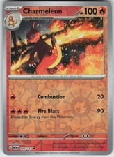 PO-01 Reverse Holo Charmeleon 005/165 Uncommon SV: Scarlet & Violet 151 picture