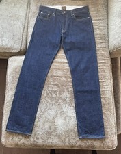 Civilianaire Jeans Men’s Size 32X33 Blue Japanese Selvage Denim Slim Made in USA picture