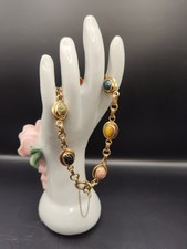 Vintage Signed ATLAS 12k GF Scarab Bracelet  picture