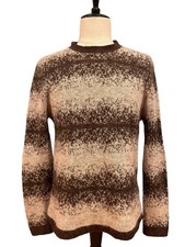 Saturdays NYC Men’s Medium Alpaca & Wool Sweater Shaggy Brown / Very Nice picture