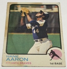 1973 Topps Baseball #100 Hank Aaron picture