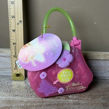 2005 Barbie Fairytopia Light Up Tote Purse Galerie Mattel Pink Toy Bag Works NWT picture