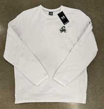 Notre Dame FOOTBALL TEAM ISSUED Under Armour Crewneck - Men’s 2XL picture