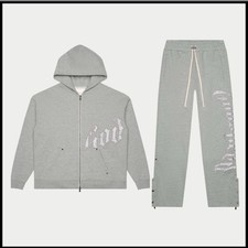 Godspeed New York OG LOGO SWEATSUIT V2 (GREY/SILVER SATIN) picture