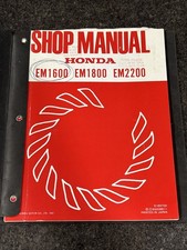 OEM Honda Shop Manual Generator EM1600 EM1800 EM2200 w/Cover Binder Complete🔥 picture