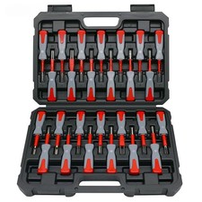 26pcs Car Electrical Wire Crimp Connector Pin Extractor Kit Key Pin Removal Tool picture