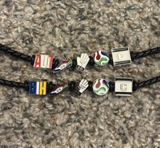 Austria + Bosnia-Herzegovina Charm Bracelets TWO RARE FIFA World Cup 2026 NEW picture