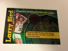 2006-07 Topps Finest - Finest Moments Larry Bird #LB picture